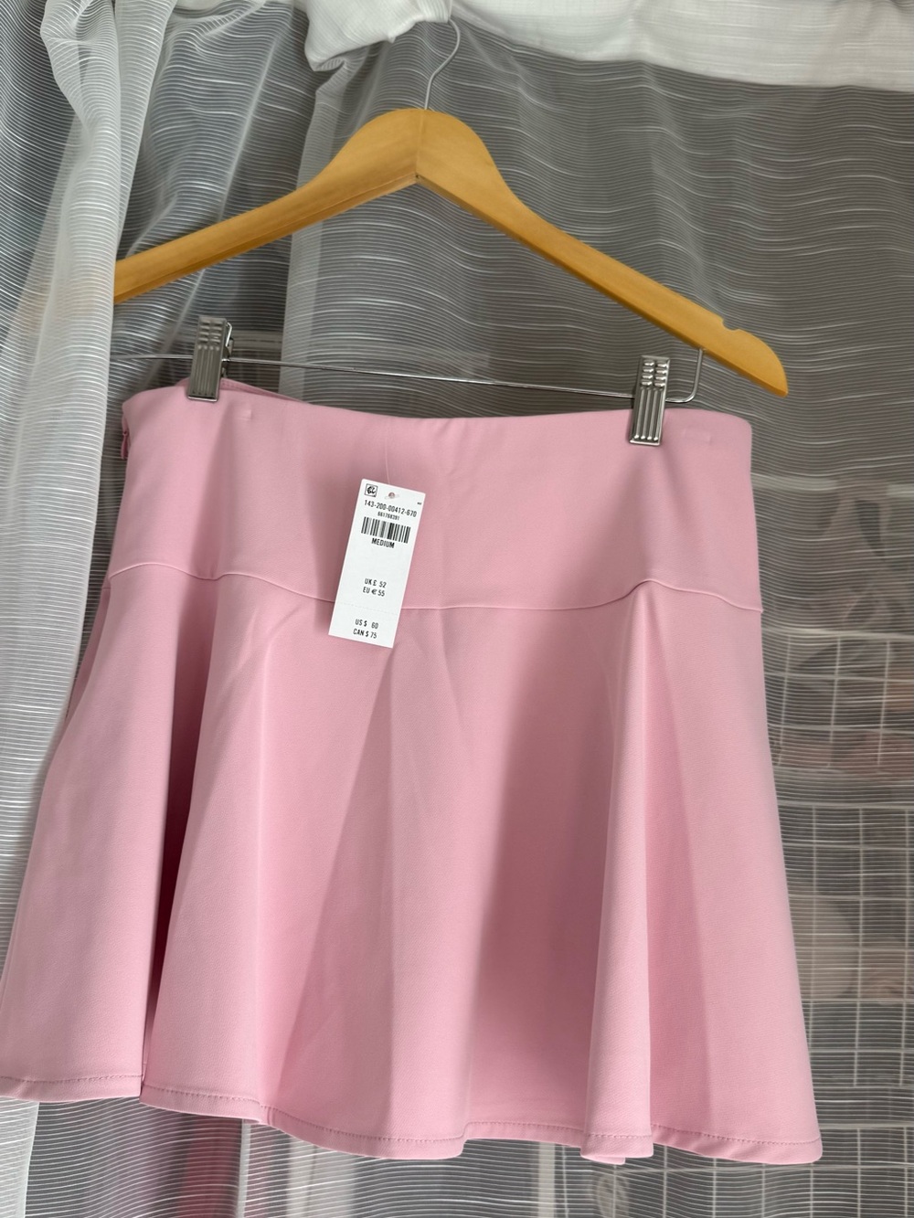 Abercrombie & Fitch Blush Pink Skater Skirt